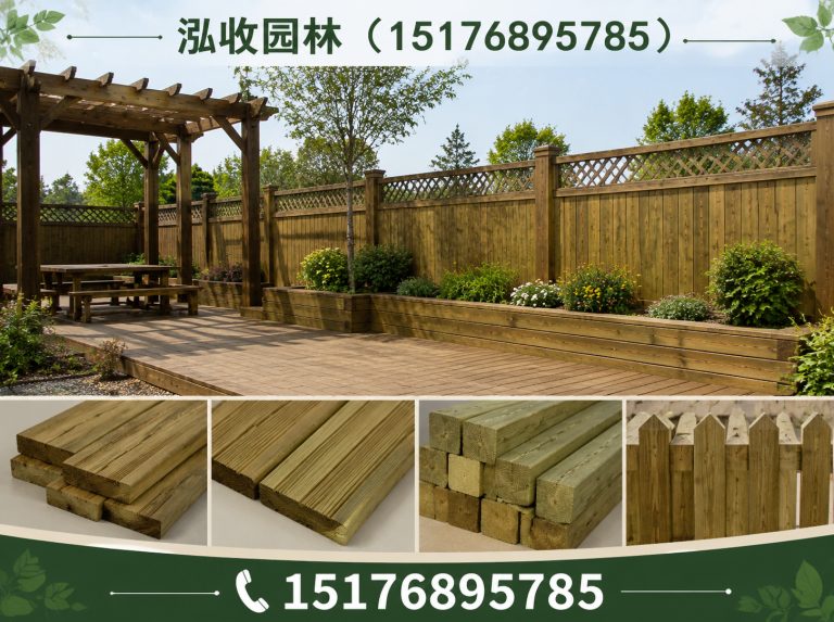 固原防腐木展示图